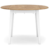  Signature Design by Ashley Gesthaven D398-15 Round Dining Room Drop Leaf Table IMAGE 3