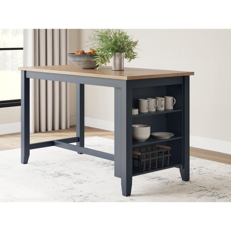  Signature Design by Ashley Gesthaven D399-13 Rectangular Dining Room Counter Table IMAGE 7