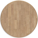  Signature Design by Ashley Gesthaven D399-15 Round Dining Room Drop Leaf Table IMAGE 4