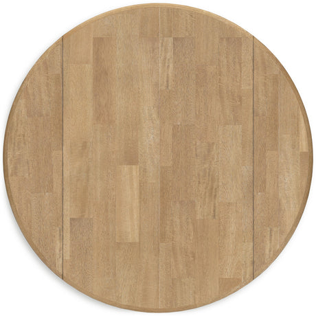  Signature Design by Ashley Gesthaven D401-15 Round Dining Room Drop Leaf Table IMAGE 4