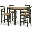  Signature Design by Ashley Gesthaven D401-223 Dining Room Counter Table Set IMAGE 1