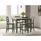  Signature Design by Ashley Gesthaven D401-223 Dining Room Counter Table Set IMAGE 3