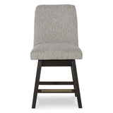  Signature Design by Ashley Burkhaus D984-124 Upholstered Swivel Barstool IMAGE 2