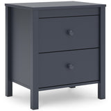  Signature Design by Ashley Simmenfort EB1528-292 Two Drawer Night Stand IMAGE 1