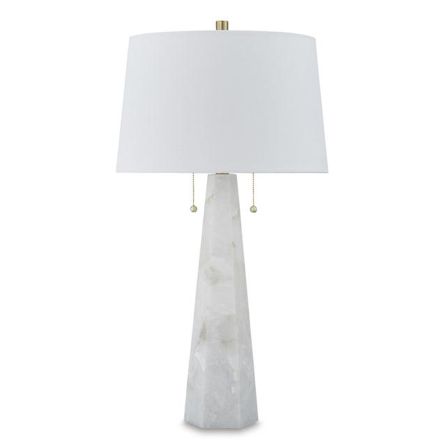  Signature Design by Ashley Laurellen L429064 Alabaster Table Lamp IMAGE 1