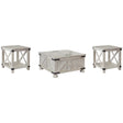  Signature Design by Ashley Carynhurst T929T1 Coffee Table and 2 End Tables IMAGE 1