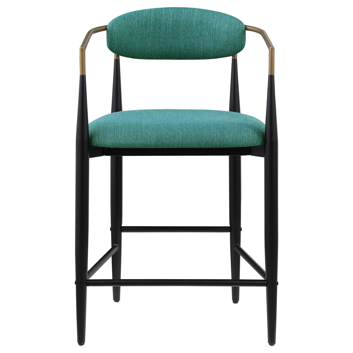  Coaster Furniture Tina 121185 Fabric Upholstered Counter Chair - Green IMAGE 2