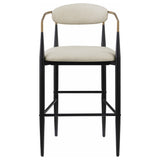  Coaster Furniture Tina 121187 Fabric Upholstered Bar Chair - Beige IMAGE 2
