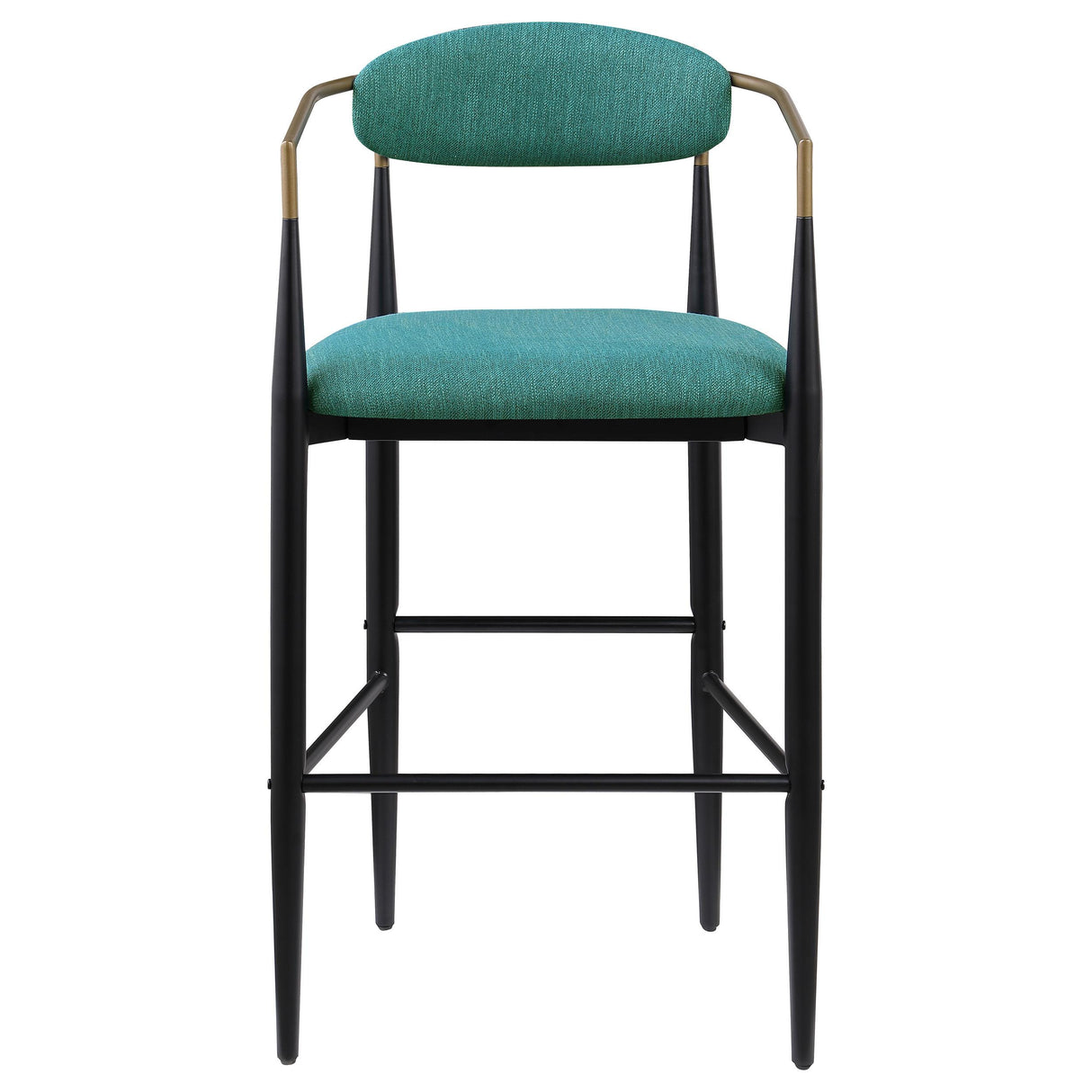  Coaster Furniture Tina 121188 Fabric Upholstered Bar Chair - Green IMAGE 2