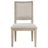  Coaster Furniture Trofello 123122 Cushioned Dining Side Chair - White Washed IMAGE 2