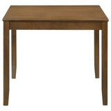  Coaster Furniture Parkwood 150400 5-piece Square Dining Table Set - Honey Brown IMAGE 3