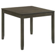  Coaster Furniture Parkwood 150410 5-piece Square Dining Table Set - Charcoal IMAGE 1