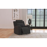  Coaster Furniture Brentwood 610286 Upholstered Recliner Chair - Dark Charcoal IMAGE 8
