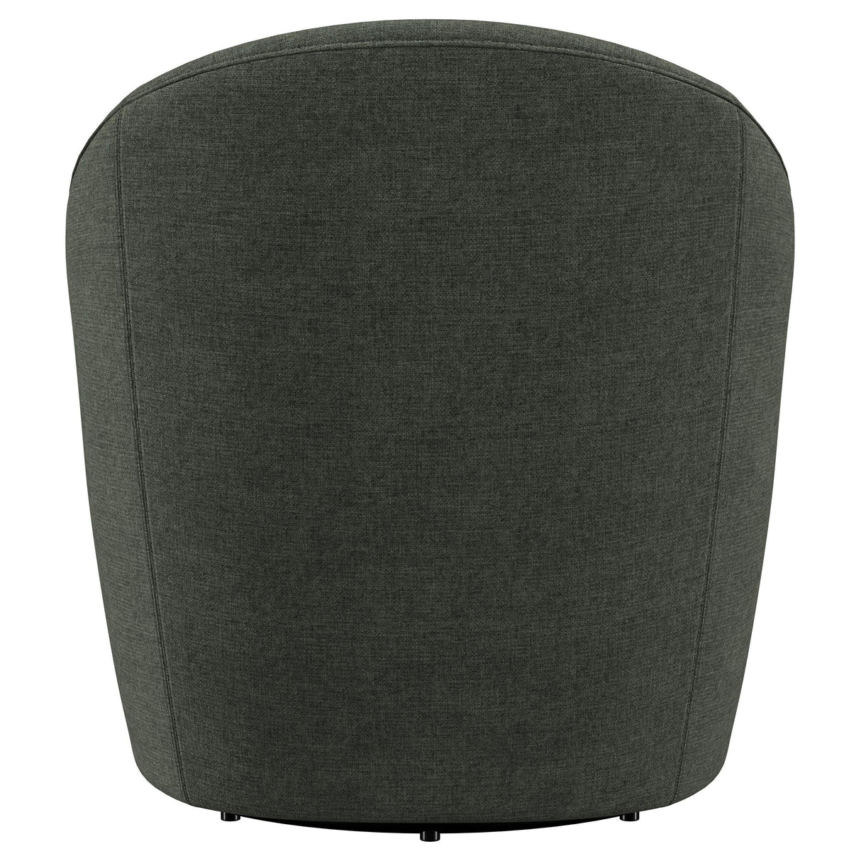  Coaster Furniture Leon 903075 Upholstered Barrel Accent Swivel Chair - Hunter Green IMAGE 6