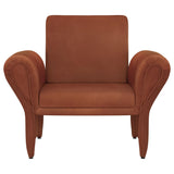  Coaster Furniture Liana 903150 Upholstered Roll Arm Accent Armchair - Rust Orange IMAGE 2