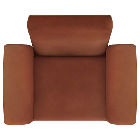  Coaster Furniture Liana 903150 Upholstered Roll Arm Accent Armchair - Rust Orange IMAGE 9