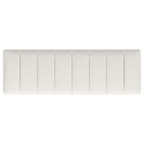  Coaster Furniture Mesa 907514 Boucle Upholstered Tufted Accent Bench - Vanilla IMAGE 6