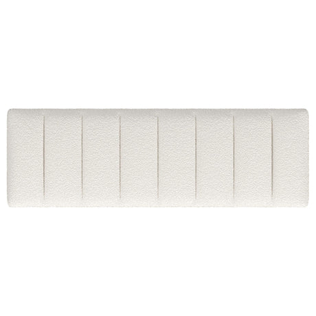  Coaster Furniture Mesa 907514 Boucle Upholstered Tufted Accent Bench - Vanilla IMAGE 6