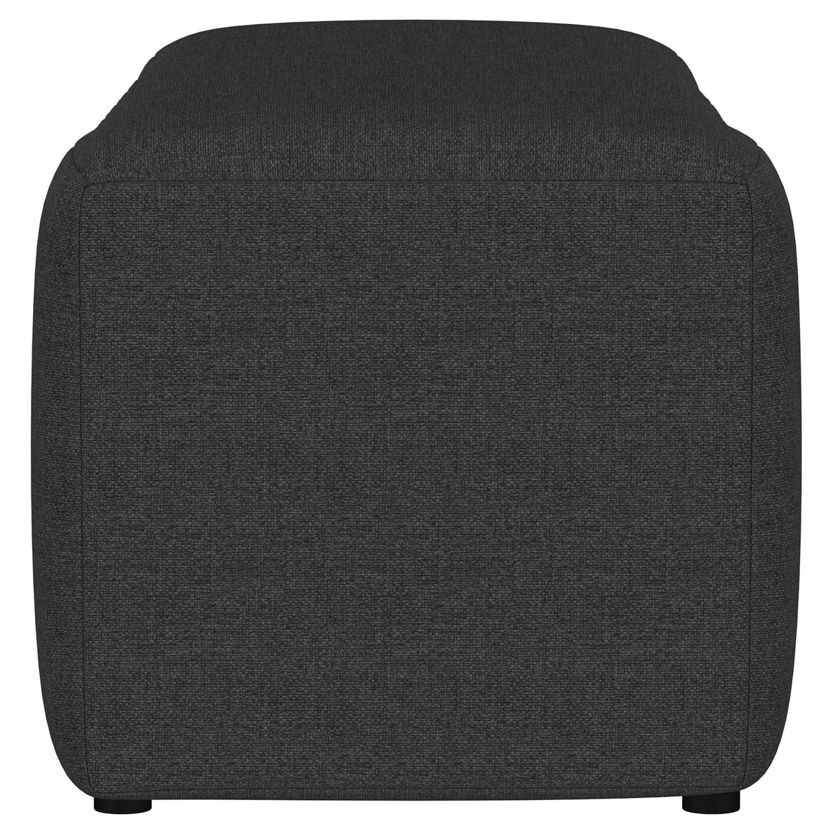  Coaster Furniture Summer 910294 Fabric Upholstered Tufted Accent Bench - Charcoal IMAGE 4