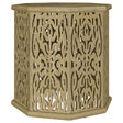  Coaster Furniture Torres 931148 Octagonal Solid Mango Wood Side Table - Natural Brown IMAGE 1