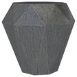  Coaster Furniture Jacinto 931159 Octagonal Solid Mango Wood Side Table - Grey IMAGE 1