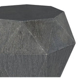  Coaster Furniture Jacinto 931159 Octagonal Solid Mango Wood Side Table - Grey IMAGE 4