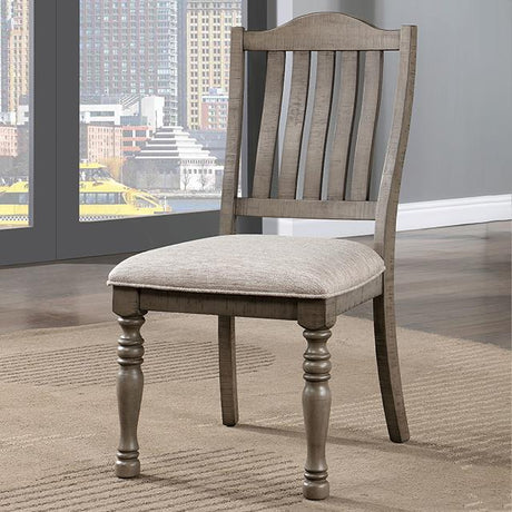  Furniture of America Newcastle CM3254GY-SC-2PK Side Chair IMAGE 1