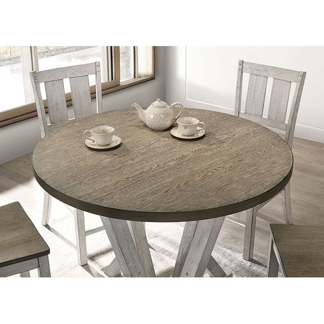 Furniture of America Dakota CM3289BR-RPT-48-TABL Counter Height Table IMAGE 3