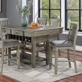 Furniture of America Anaya CM3512GY-PT Counter Height Table IMAGE 1