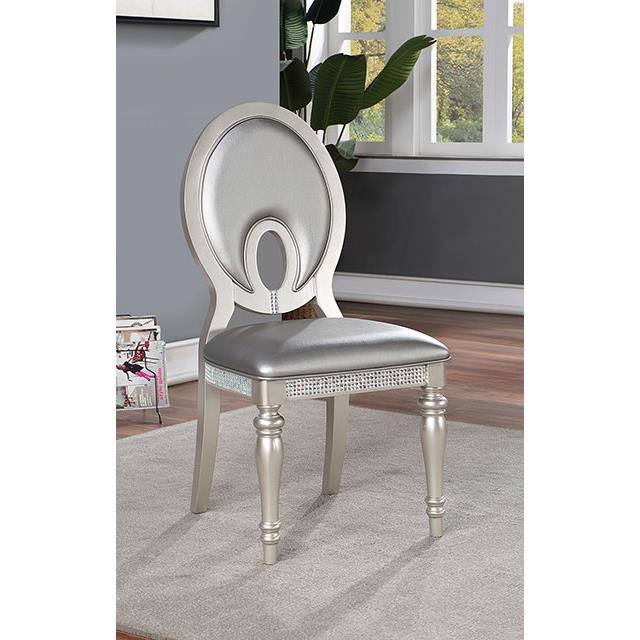  Furniture of America Cathalina CM3541SV-SC-2PK Side Chair IMAGE 2