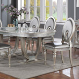  Furniture of America Cathalina CM3541SV-T-TABLE Dining Table IMAGE 1