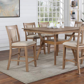  Furniture of America Upminster CM3984NT-PT Counter Height Table IMAGE 1