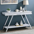  Furniture of America Titus CM4193WH-S Sofa Table IMAGE 1