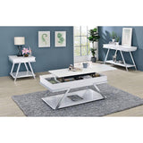  Furniture of America Titus CM4193WH-S Sofa Table IMAGE 2