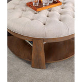  Furniture of America Guis CM4411BG-C Ottoman IMAGE 2
