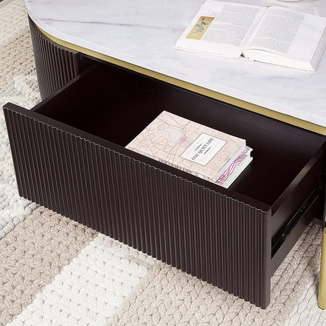  Furniture of America Koblenz CM4412WN-C Coffee Table IMAGE 3