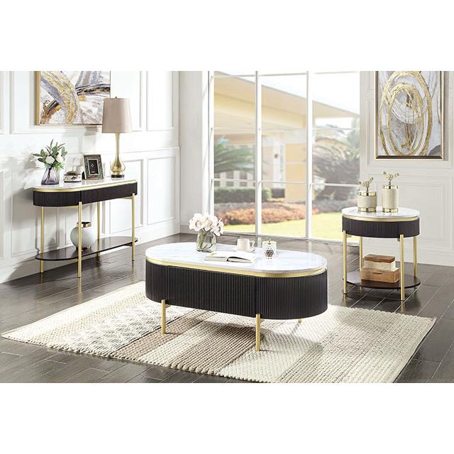  Furniture of America Koblenz CM4412WN-S Sofa Table IMAGE 2