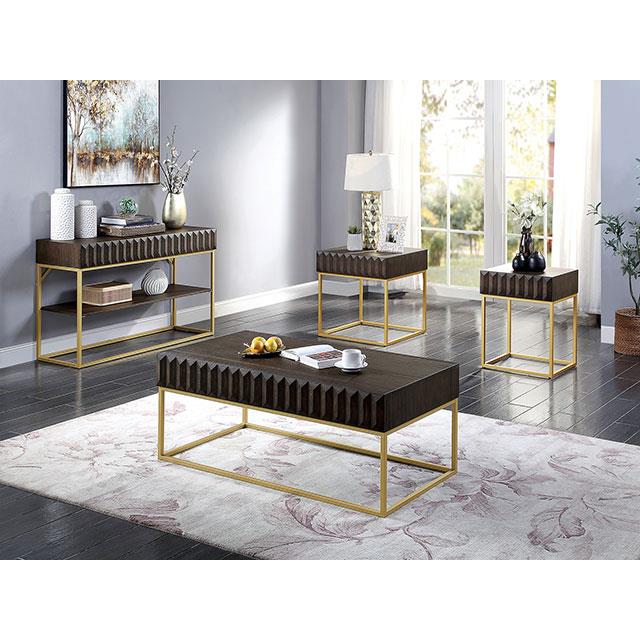  Furniture of America Augsburg CM4545WN-E End Table IMAGE 2