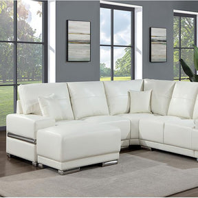  Furniture of America Althea CM6410WH-SECT Sectional IMAGE 1