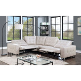  Furniture of America Abberton Power Reclining Leatherette Sectional CM6735BG-PM-SECT IMAGE 2