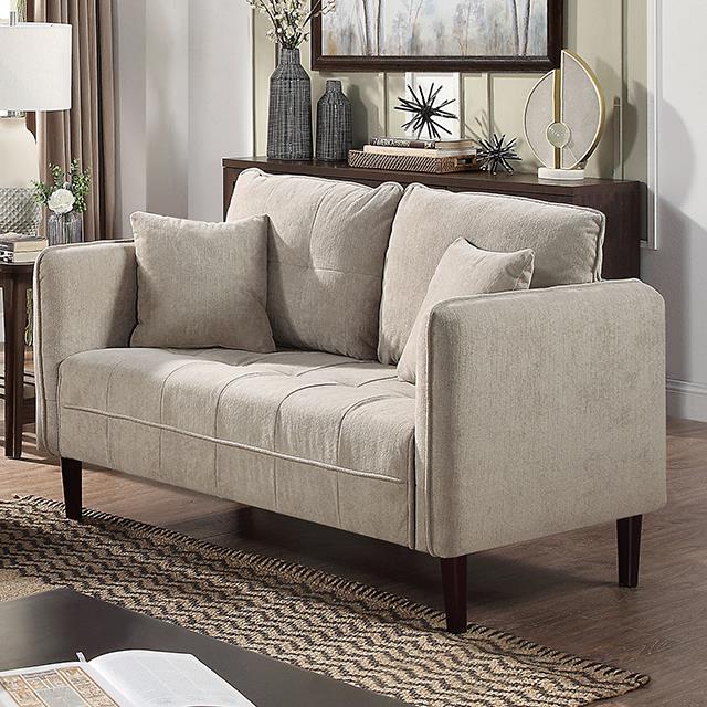  Furniture of America Lynda CM6736LG-LV Loveseat IMAGE 1