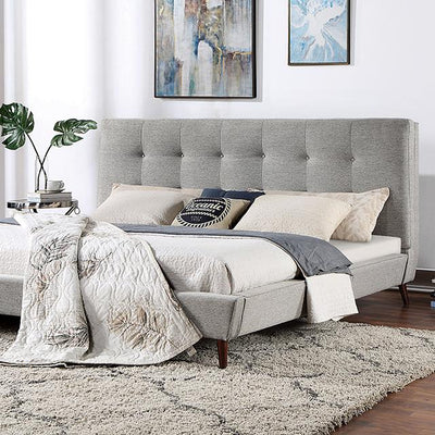  Furniture of America Leomin CM7241GY-EK King Bed IMAGE 1