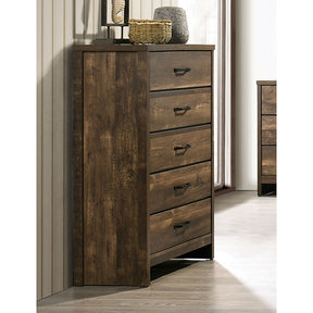  Furniture of America Duckworth 5-Drawer Chest CM7319WN-C IMAGE 1
