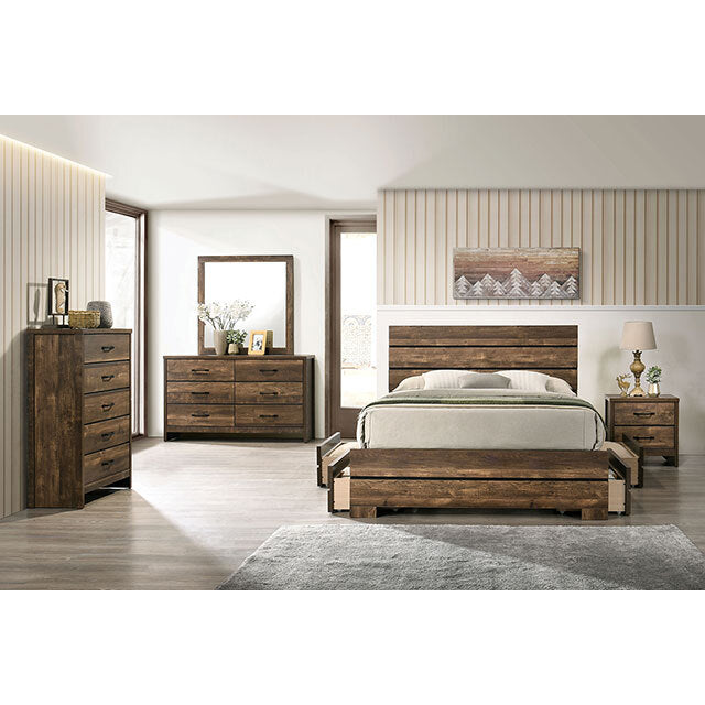  Furniture of America Duckworth 2-Drawer Nightstand CM7319WN-N IMAGE 2
