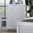  Furniture of America Calandria 5-Drawer Chest CM7320SV-C IMAGE 1