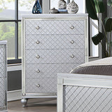  Furniture of America Calandria 5-Drawer Chest CM7320SV-C IMAGE 1