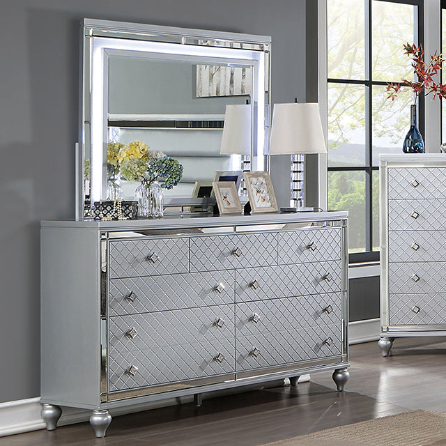  Furniture of America Calandria 9-Drawer Dresser CM7320SV-D IMAGE 1
