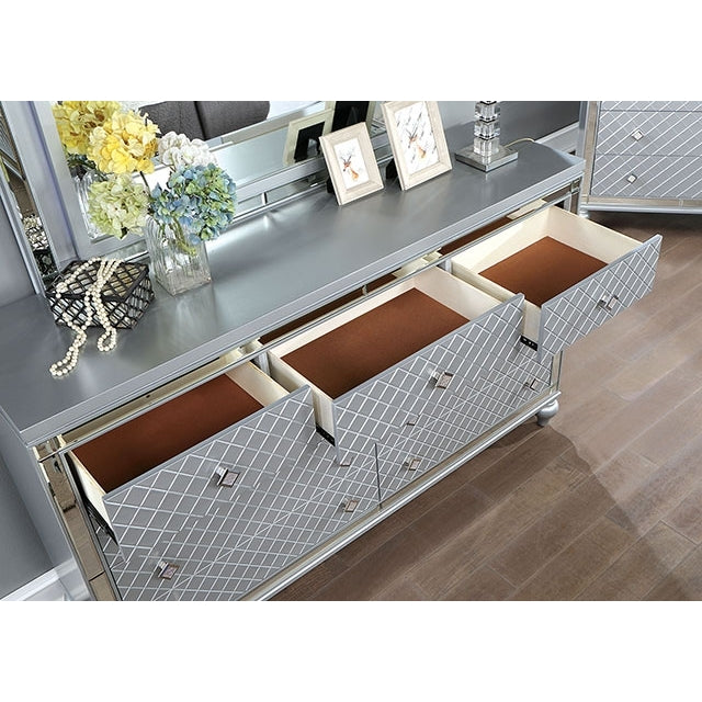  Furniture of America Calandria 9-Drawer Dresser CM7320SV-D IMAGE 4