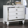  Furniture of America Nightstands 3 Drawers CM7320WH-N IMAGE 1