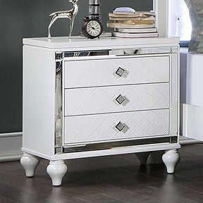 Furniture of America Nightstands 3 Drawers CM7320WH-N IMAGE 1